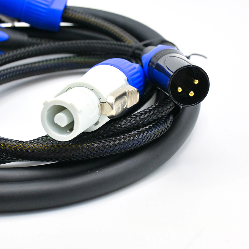 3 pin dmx powercon combo cable
