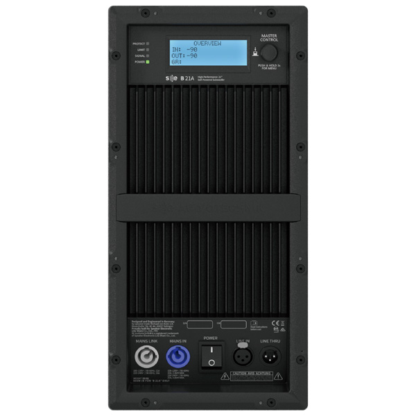 self power subwoofer with powercon 3 pin xlr interface