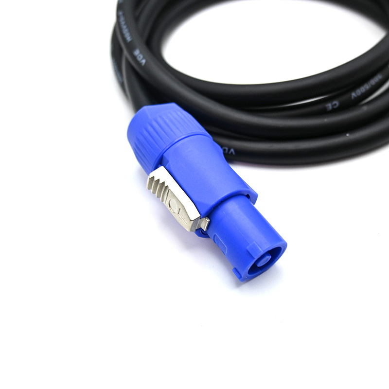 powercon to edison male cable