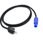 powercon to edison male cable