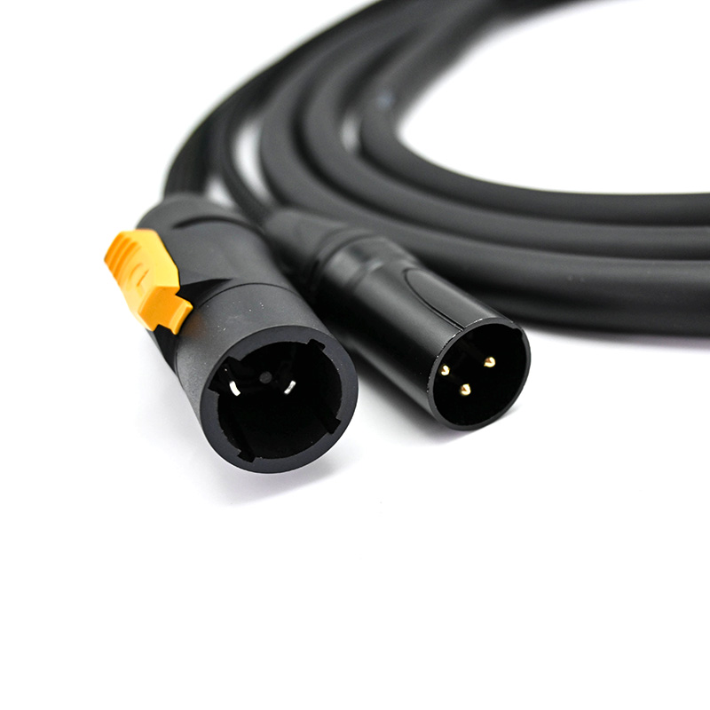ip65 powercon 3 pin dmx combo cable