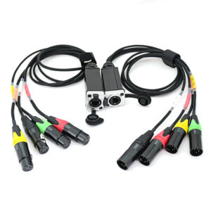 RJ45 to 4x 5pin dmx