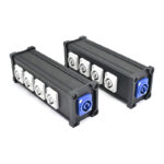 powercon splitter stage box
