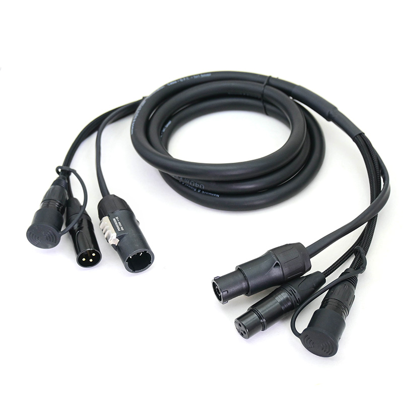XLR + True1 + Ethercon Cable