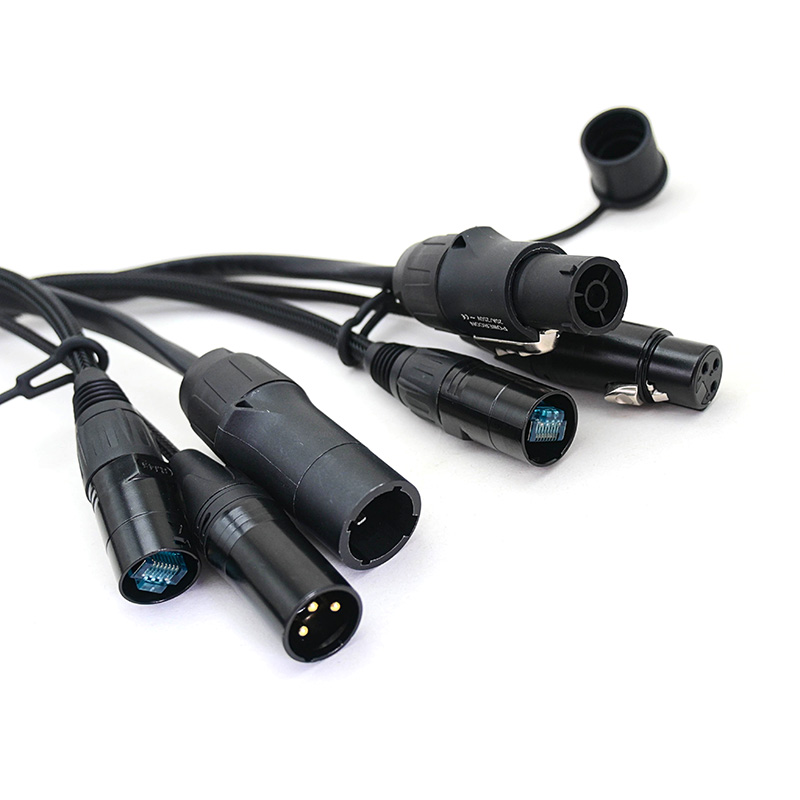 XLR + True1 + Ethercon