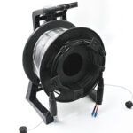 armored multi mode optic fiber cable reel