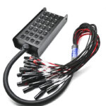 multi channel xlr stage box with cable