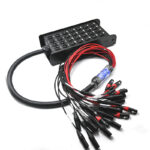 multi channel xlr stage box with cable