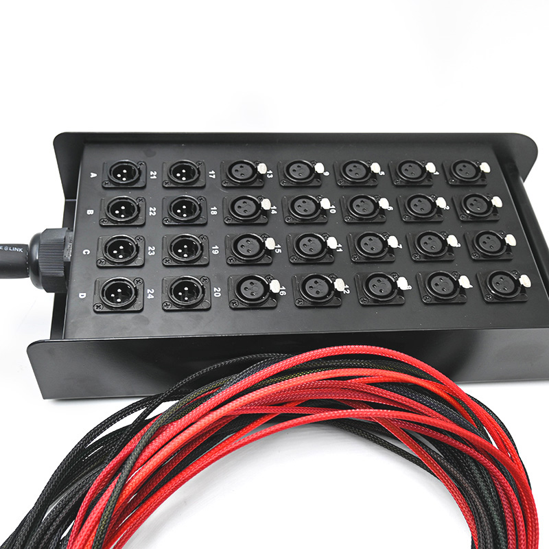 Multi-channel XLR Stage Box with Cable