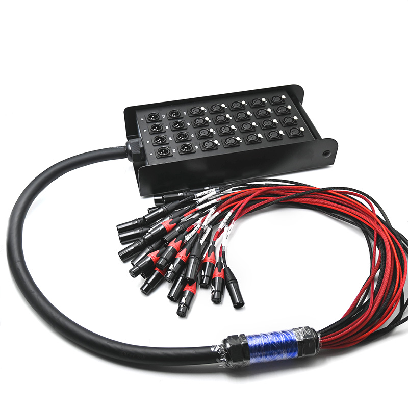 Multi-channel XLR Stage Box with Cable
