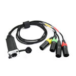RJ45 to 4x XLR Cable