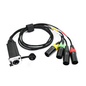 RJ45 to 4x XLR Cable