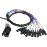 multi pin audio fan in cable