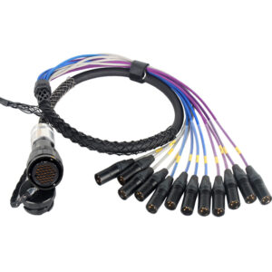 multi pin audio fan in cable