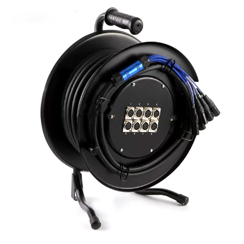XLR cable reel 8 way