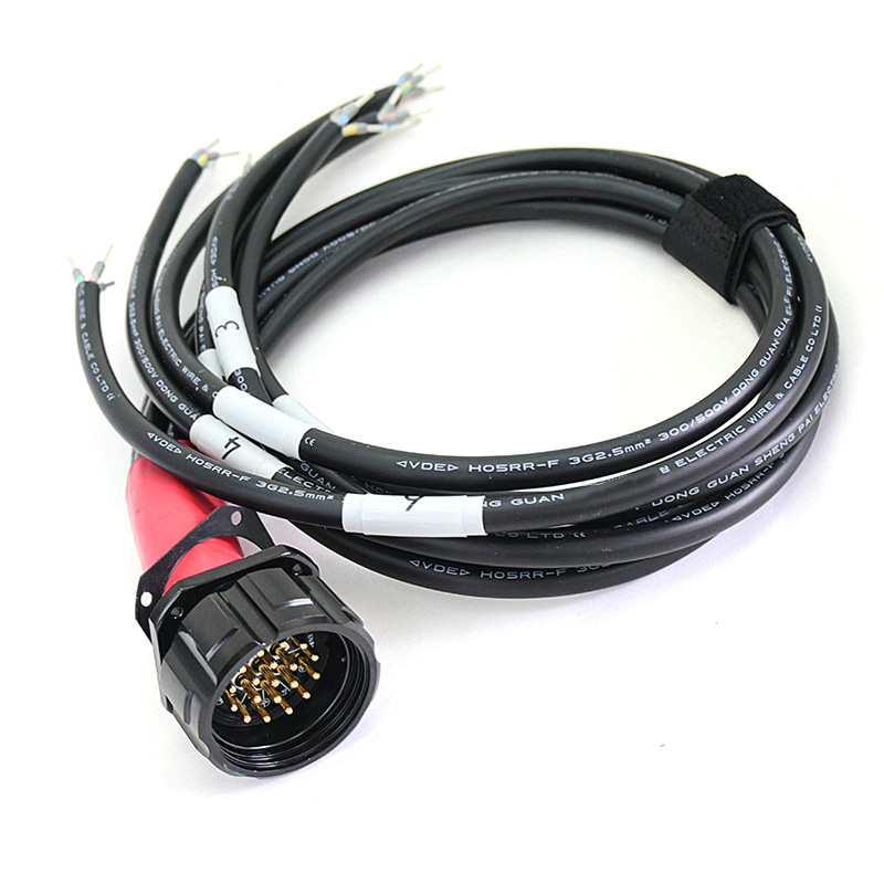 socapex panel mount cable