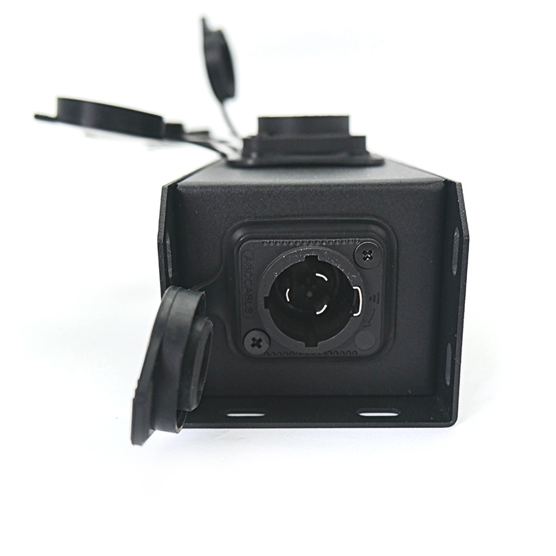 True1 male chassis on Truecon Power Distro Box