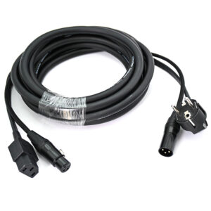Schuko/IEC C13 XLR Combo Cable
